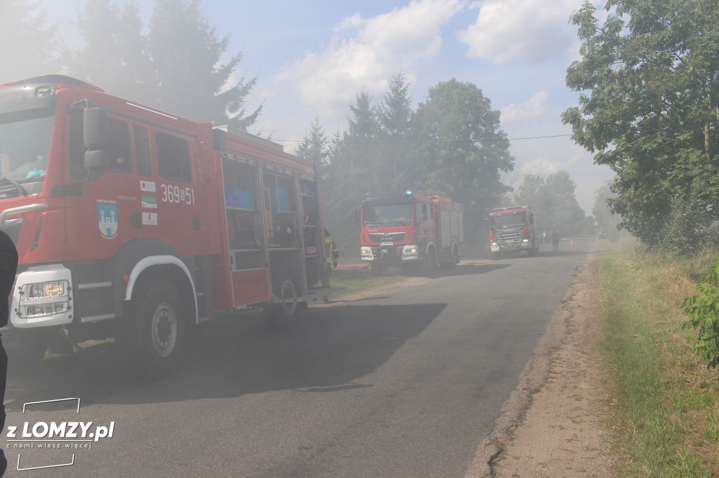 Pożar w Nowogrodzie [FOTO]