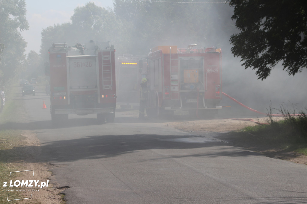 Pożar w Nowogrodzie [FOTO]