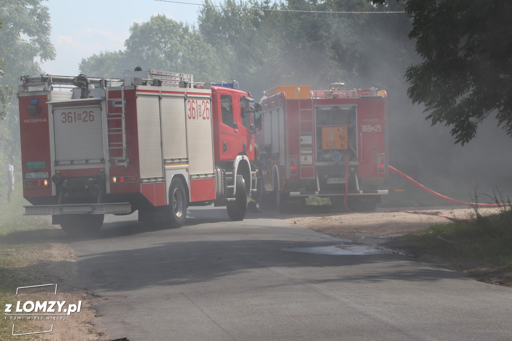 Pożar w Nowogrodzie [FOTO]