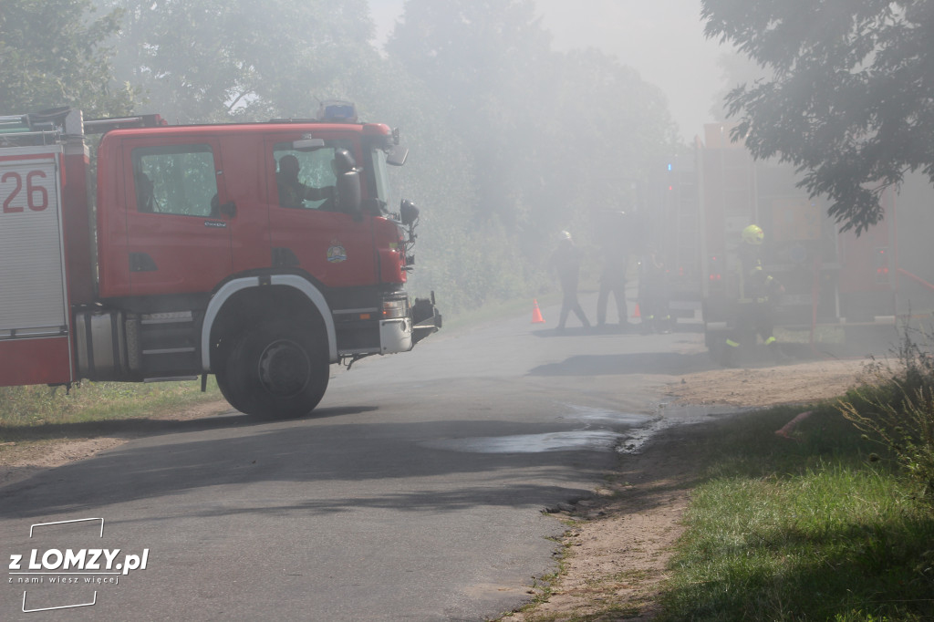 Pożar w Nowogrodzie [FOTO]
