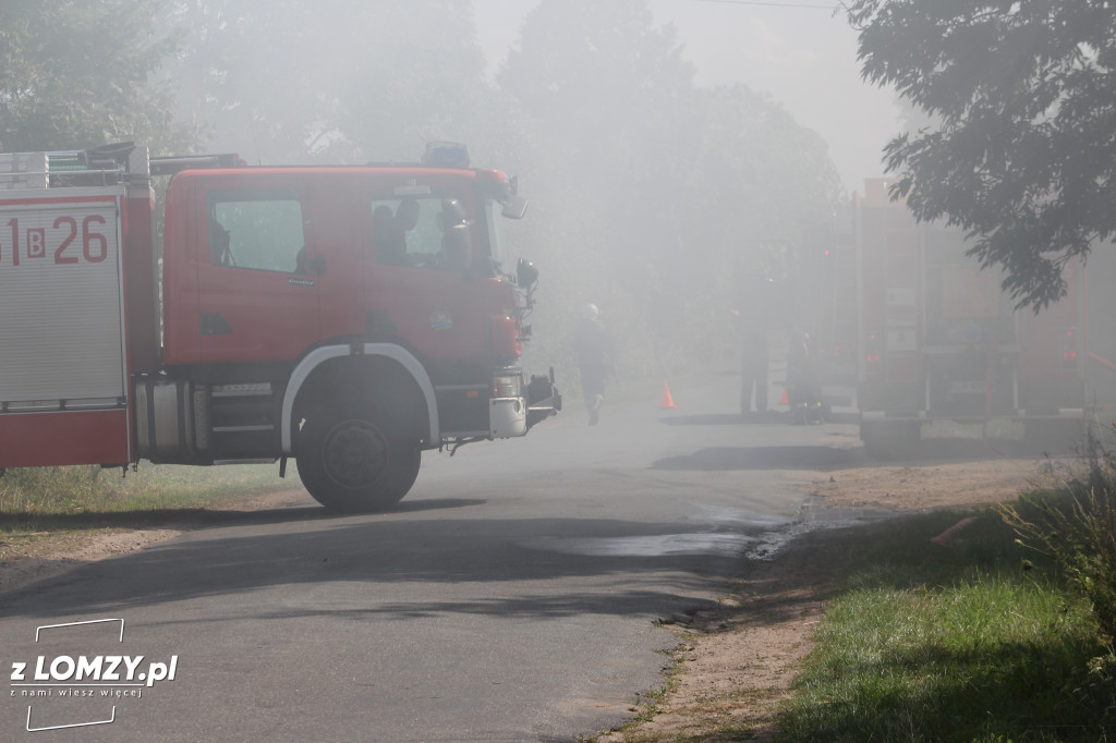 Pożar w Nowogrodzie [FOTO]