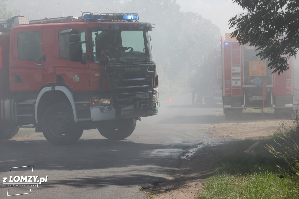 Pożar w Nowogrodzie [FOTO]