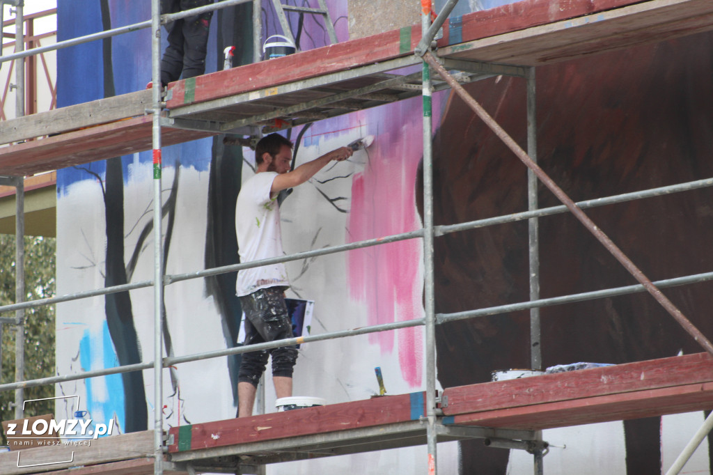 Nowy mural już blisko! Zobacz postępy prac [FOTO]