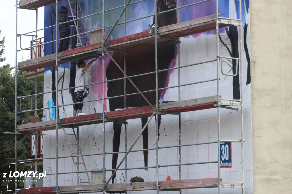 Nowy mural już blisko! Zobacz postępy prac [FOTO]