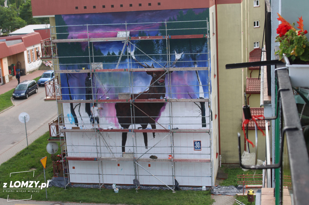 Nowy mural już blisko! Zobacz postępy prac [FOTO]