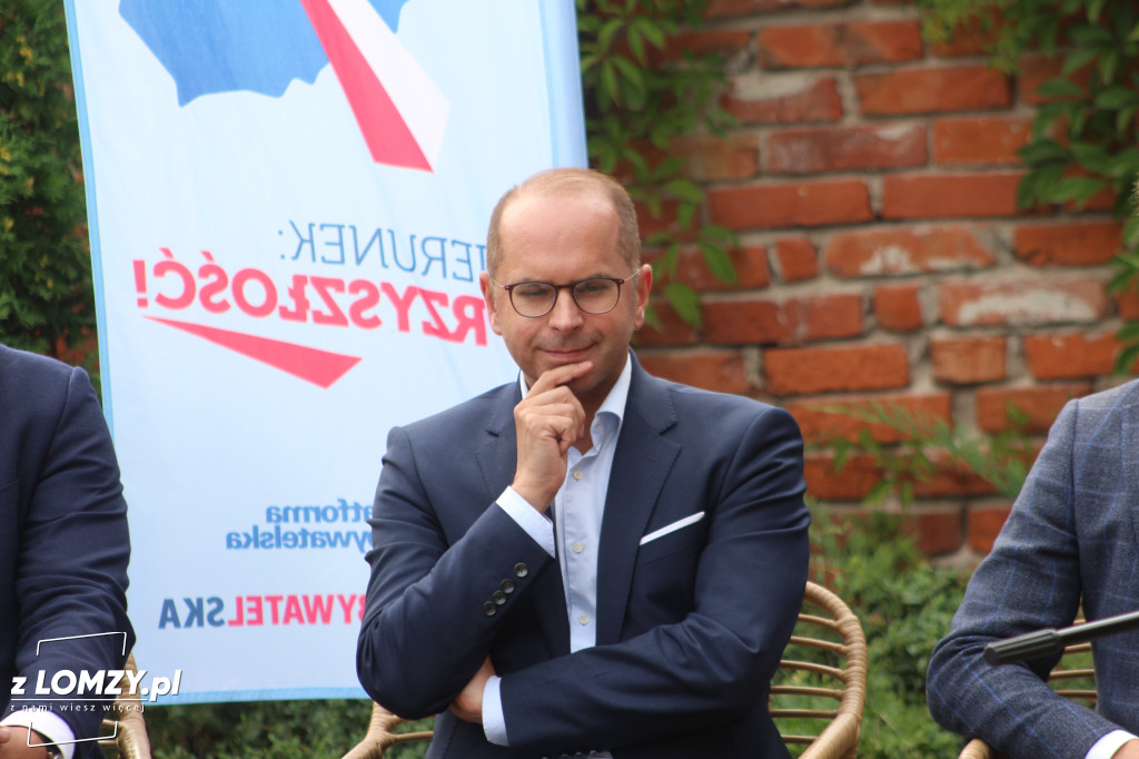 Wizyta polityków Koalicji Obywatelskiej w Łomży [FOTO]