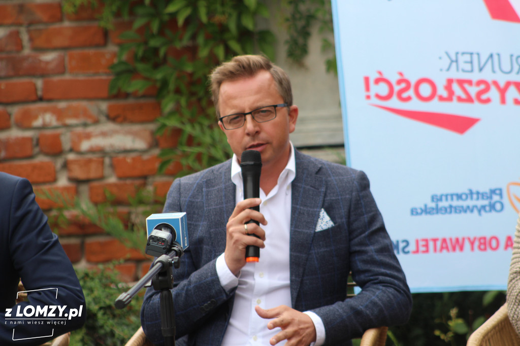 Wizyta polityków Koalicji Obywatelskiej w Łomży [FOTO]