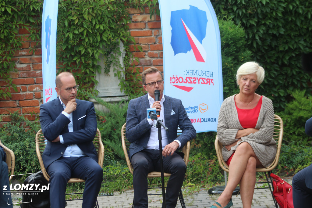 Wizyta polityków Koalicji Obywatelskiej w Łomży [FOTO]