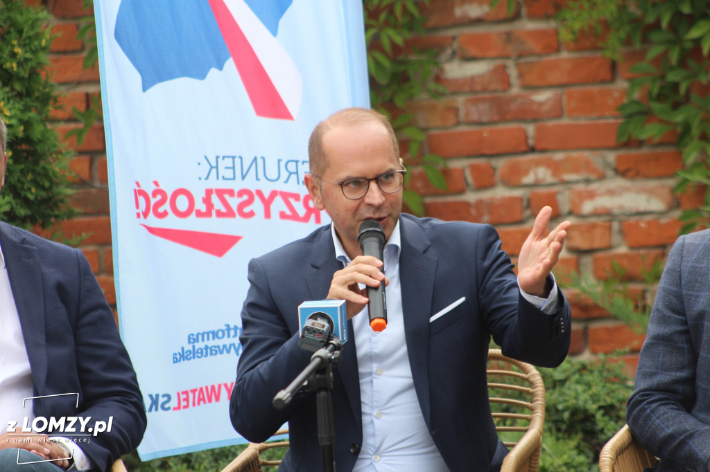 Wizyta polityków Koalicji Obywatelskiej w Łomży [FOTO]