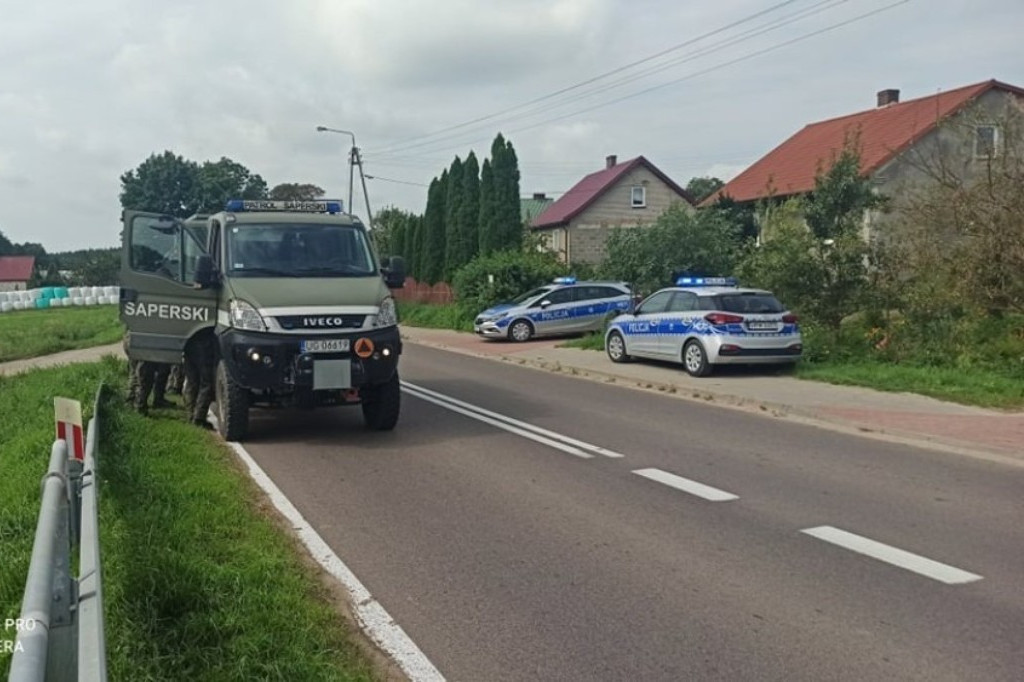 Niewybuch w Janczewie! Trwa ewakuacja [FOTO]