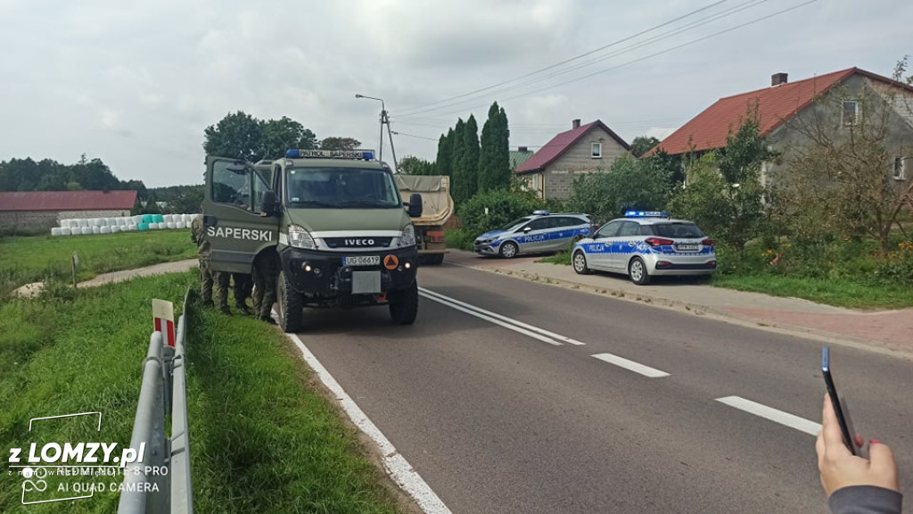 Niewybuch w Janczewie! Trwa ewakuacja [FOTO]