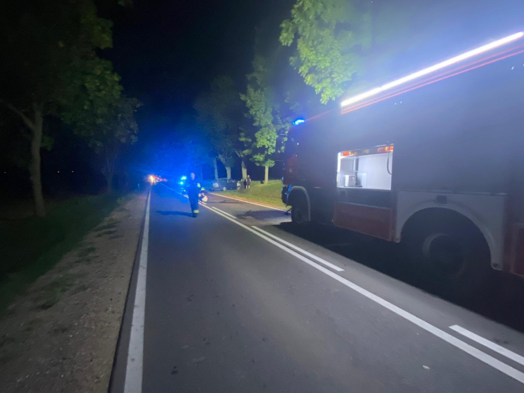 Dk 63: Pożar samochodu osobowego [FOTO]