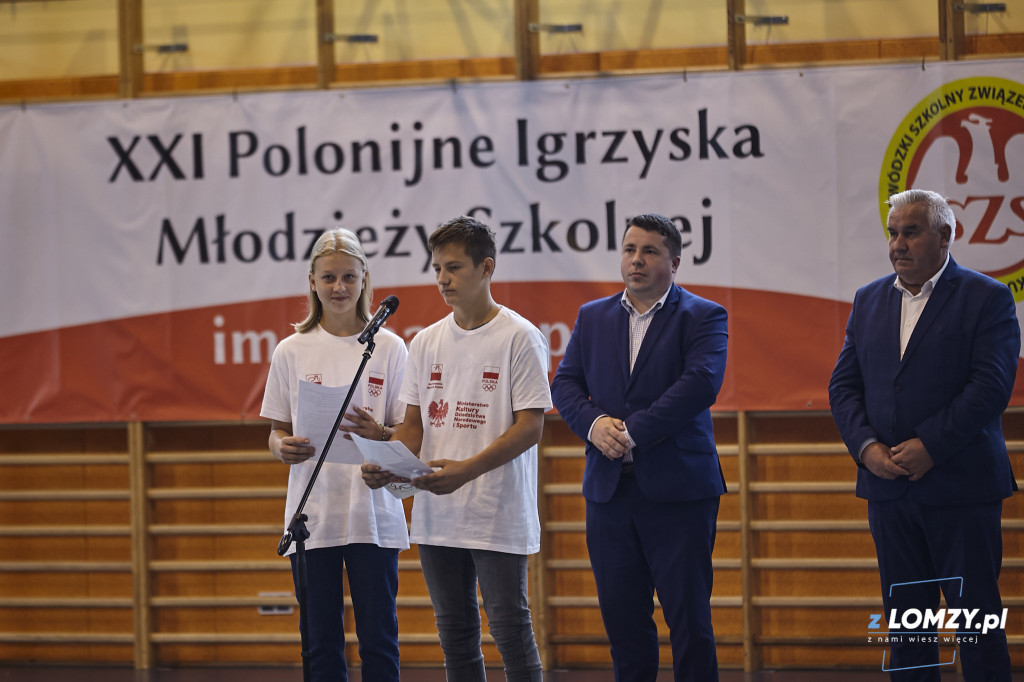 Otwarcie XXI Igrzysk Polonijnych Młodzieży Szkolnej w Łomży [FOTO]