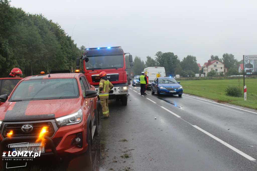 Troje dzieci w szpitalu po wypadku w Janowie [FOTO]