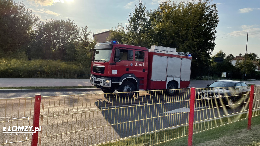 Plama oleju na Szosie Zambrowskiej. Uwaga na utrudnienia w ruchu [FOTO]