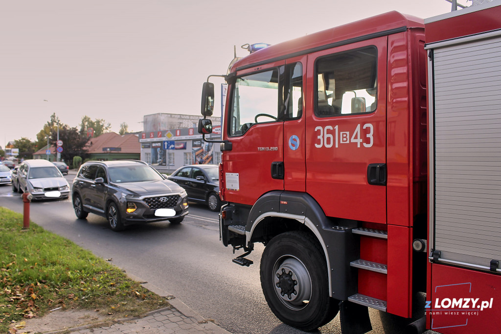 Widowiskowa kolizja na Legionów [FOTO]