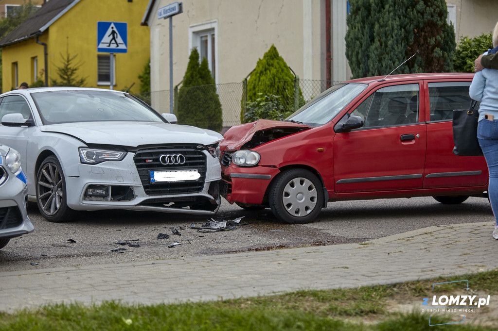 Wypadek na skrzyżowaniu Zdrojowej i Kierzkowej