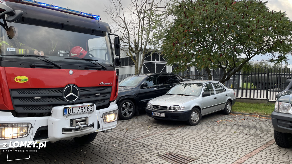 Połamane drzewo wybiło szybę auta! [FOTO]