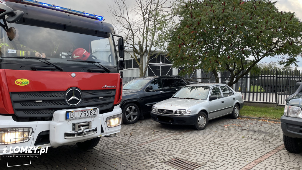 Połamane drzewo wybiło szybę auta! [FOTO]