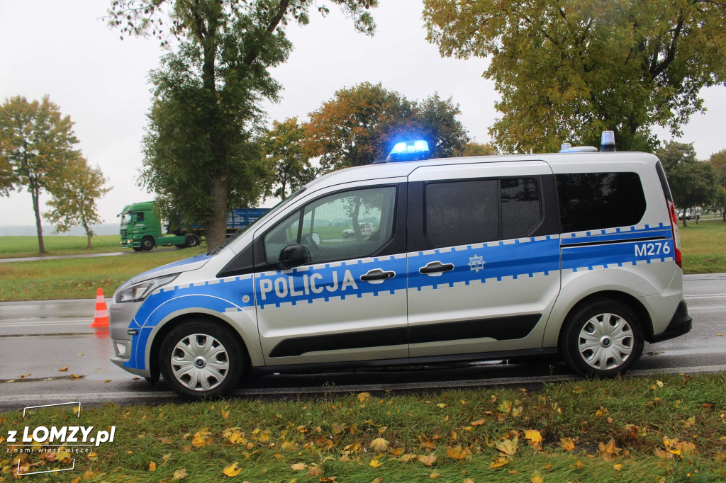 Kolizja przed Podgórzem. Ruch odbywa się wahadłowo [FOTO]