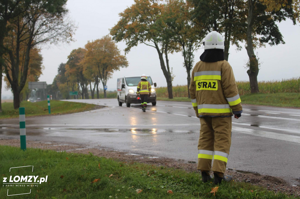 Kolizja przed Podgórzem. Ruch odbywa się wahadłowo [FOTO]