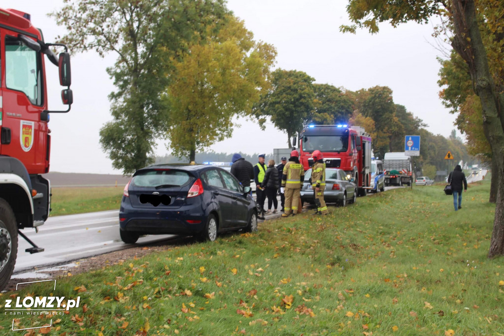 Kolizja przed Podgórzem. Ruch odbywa się wahadłowo [FOTO]