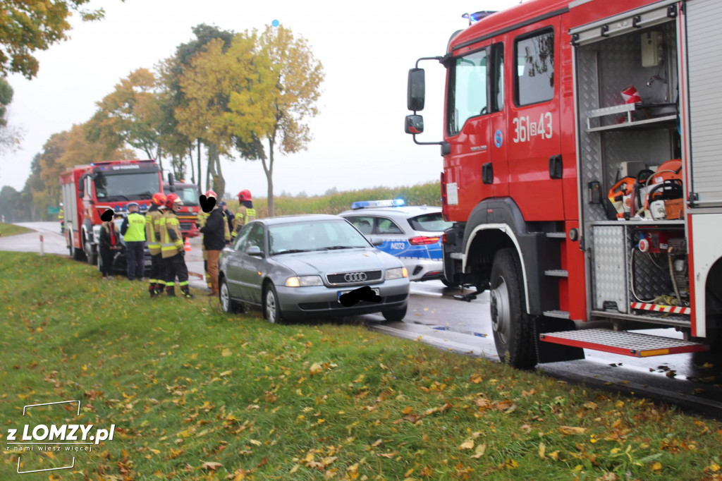 Kolizja przed Podgórzem. Ruch odbywa się wahadłowo [FOTO]