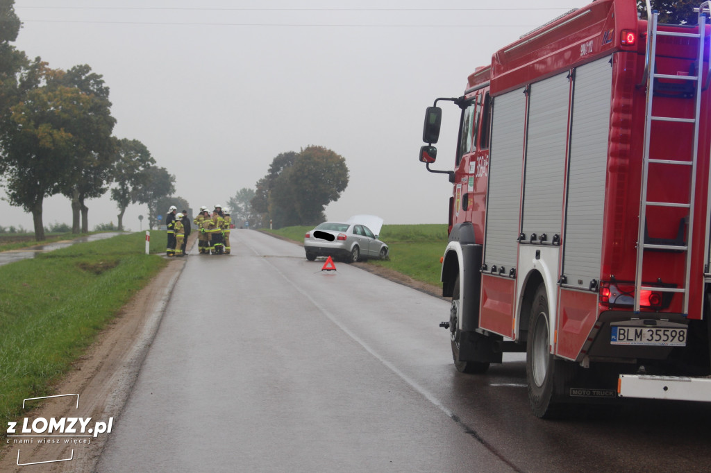 Wypadek koło Pniewa. Kobieta w ciąży w szpitalu [FOTO]