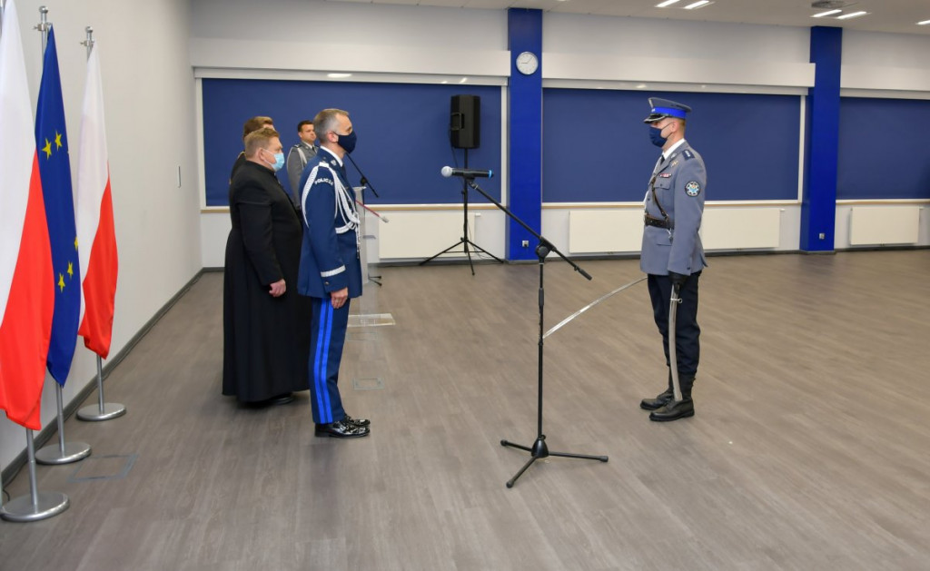 Nowi policjanci w garnizonie podlaskim