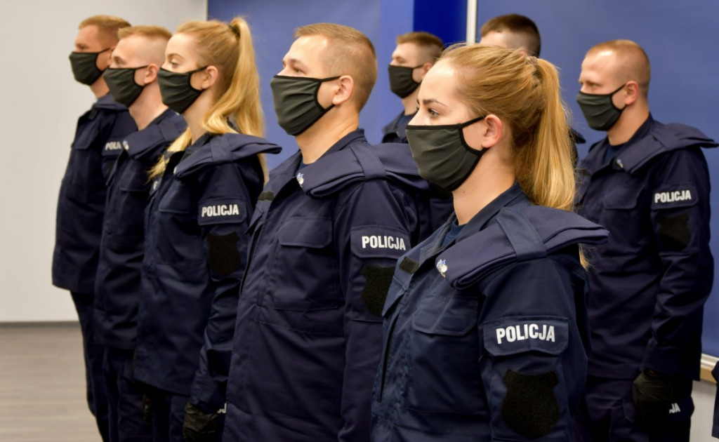 Nowi policjanci w garnizonie podlaskim