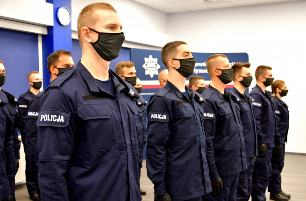 Nowi policjanci w garnizonie podlaskim