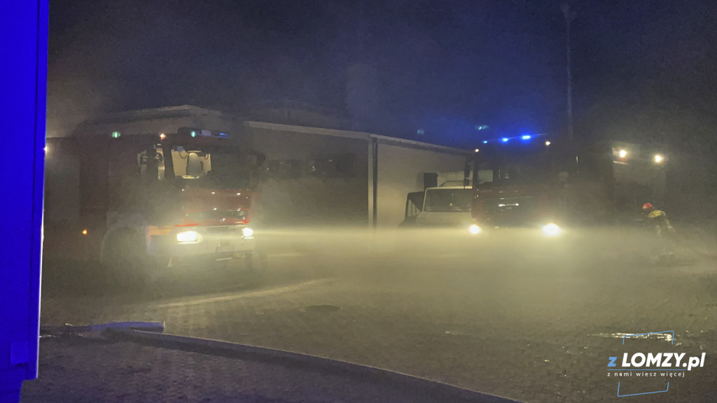 Pożar na Nowogrodzkiej w Łomży