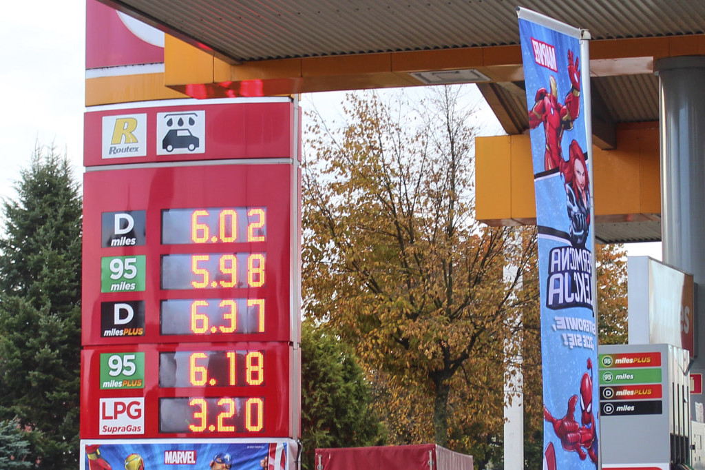 Ceny paliw w Łomży powyżej 6 zł!
