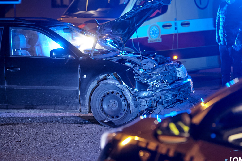 Wypadek pod Łomżą