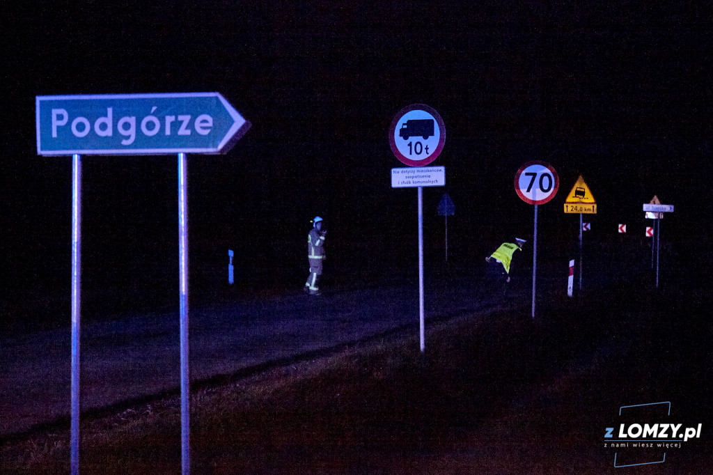 Wypadek pod Łomżą