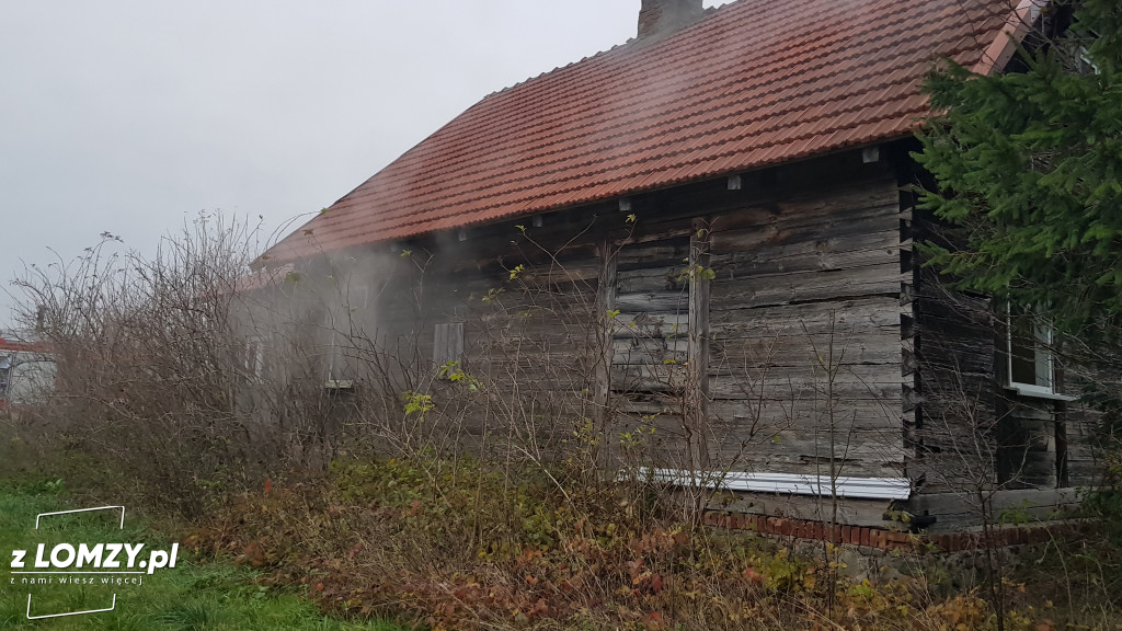 Pożar budynku mieszkalnego [FOTO]