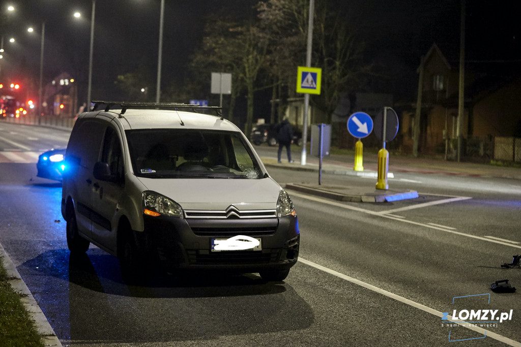 Potrącenie rowerzysty na Sikorskiego!