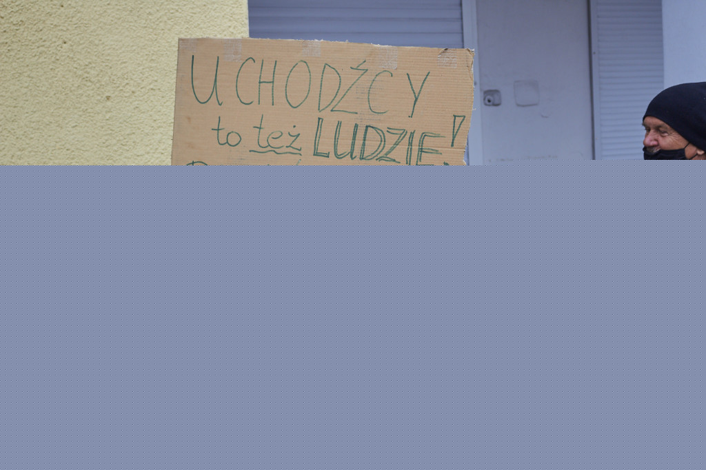 Akcja w geście solidarności z uchodźcami