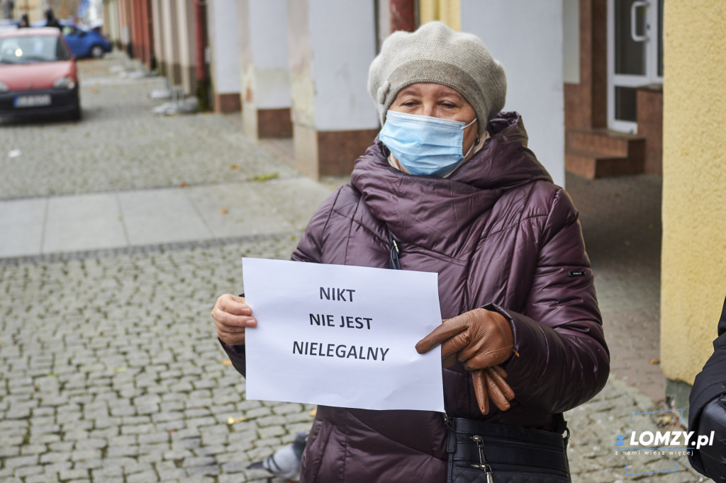 Akcja w geście solidarności z uchodźcami