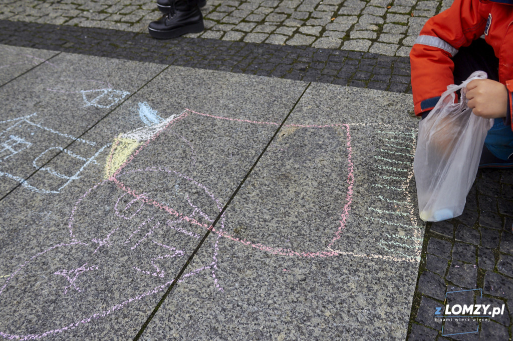 Akcja w geście solidarności z uchodźcami