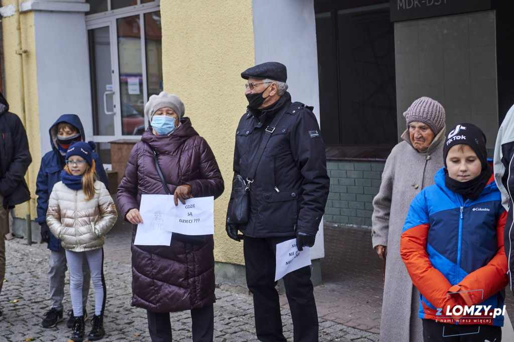 Akcja w geście solidarności z uchodźcami