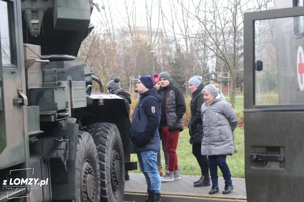 Widowiskowe pojazdy wojskowe w Łomży [FOTO]