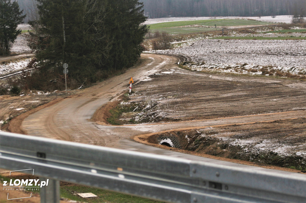 Część obwodnicy Łomży w grudniu? Zobacz postępy na Via Baltice [FOTO]