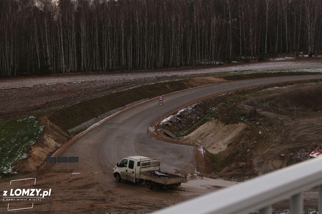 Część obwodnicy Łomży w grudniu? Zobacz postępy na Via Baltice [FOTO]