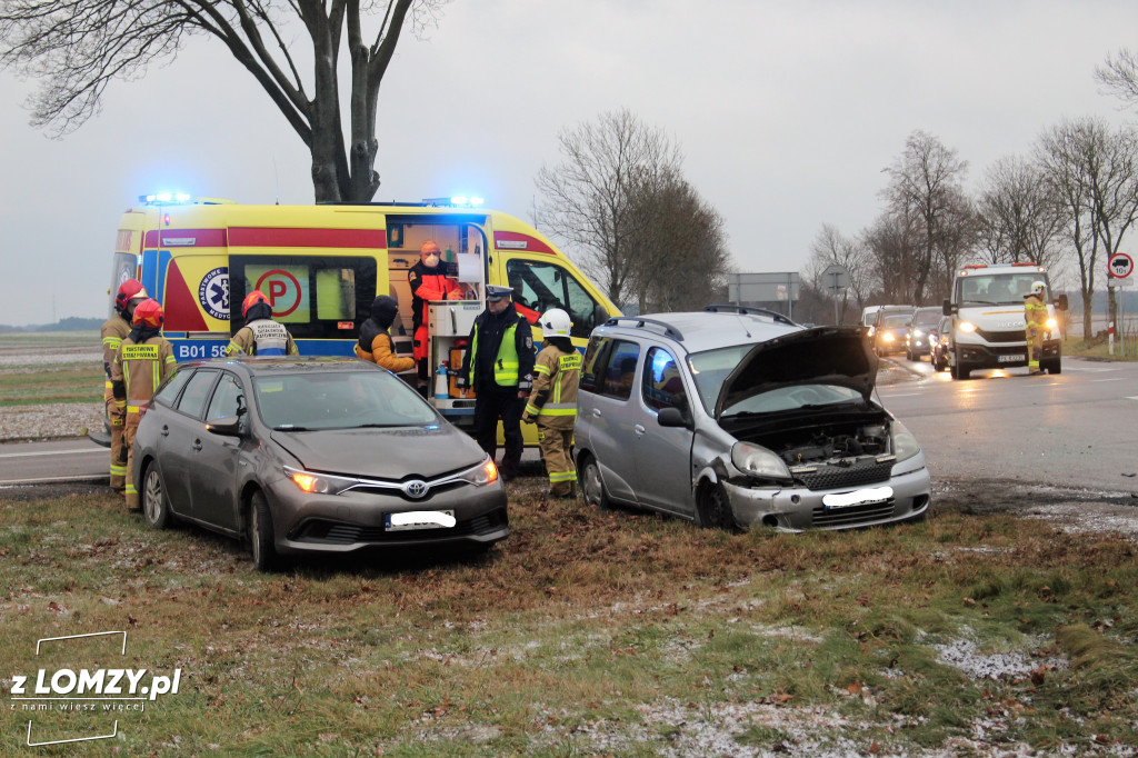 Wypadek przy Szosie do Mężenina. Ruch utrudniony [FOTO]