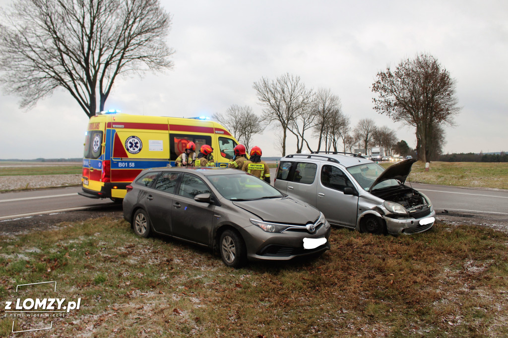 Wypadek przy Szosie do Mężenina. Ruch utrudniony [FOTO]
