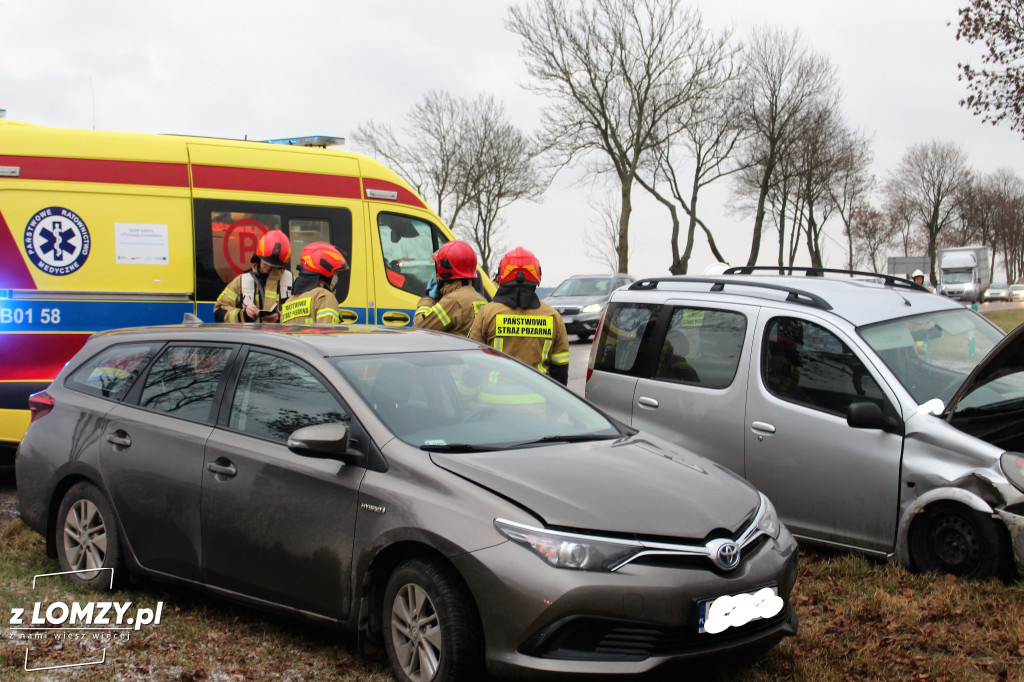 Wypadek przy Szosie do Mężenina. Ruch utrudniony [FOTO]