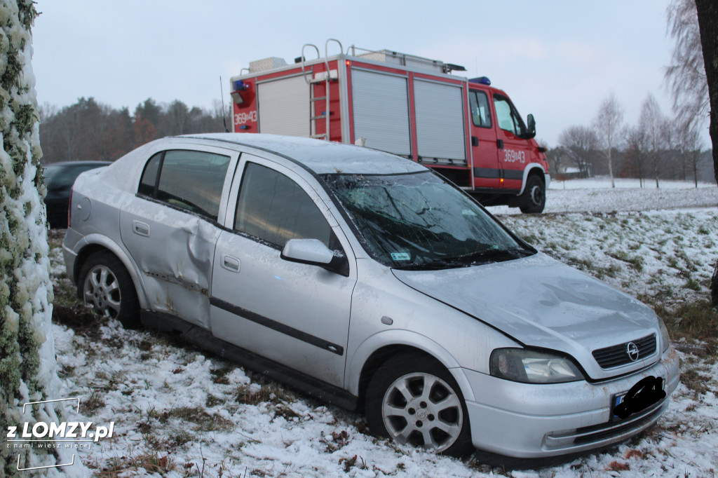 Uwaga na drogach! Dachowanie na DK 64 [FOTO]