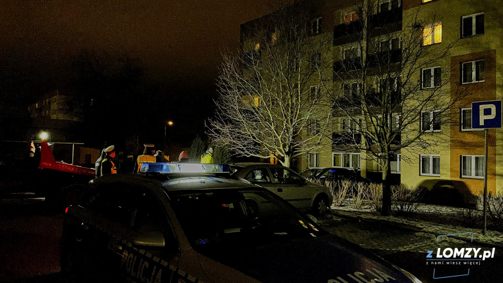 BMW skończyło w krzakach na Bernatowicza