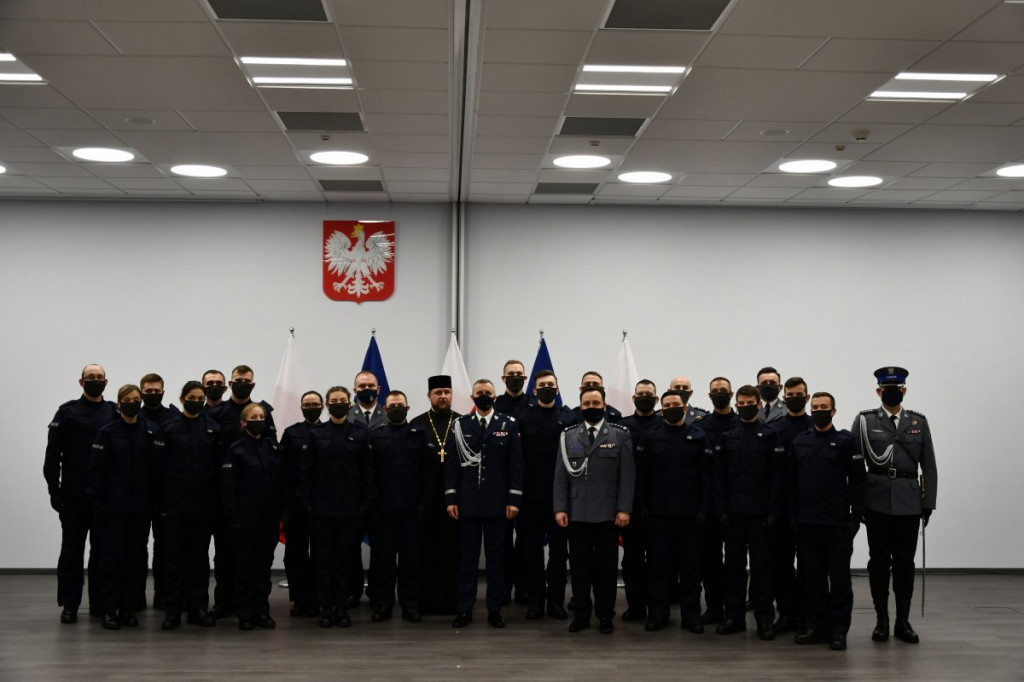 Nowi policjanci w województwie i w Łomży